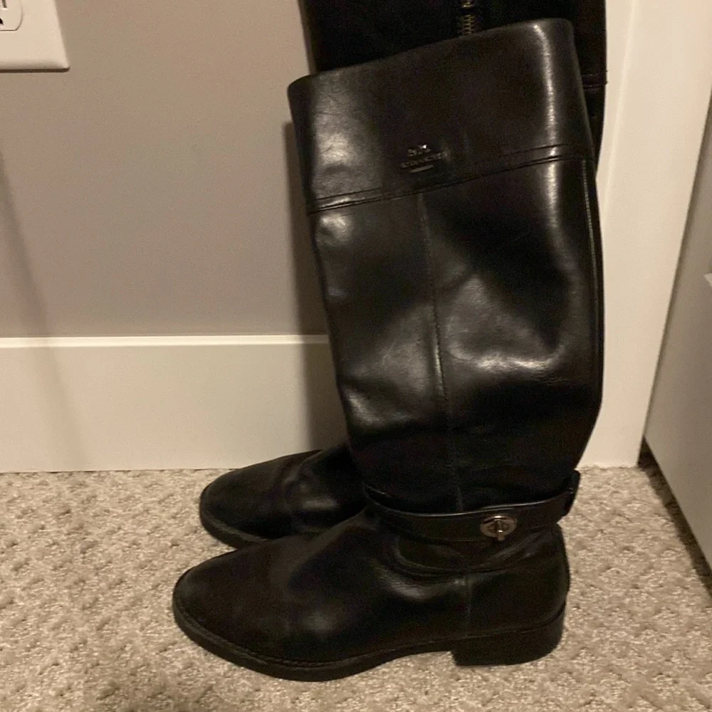 Coach Black Boots - Picture 2 of 7